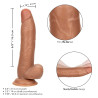 Working Stiff by Calexotics Gode Réaliste The Ceo 16 x 4.5cm Marron